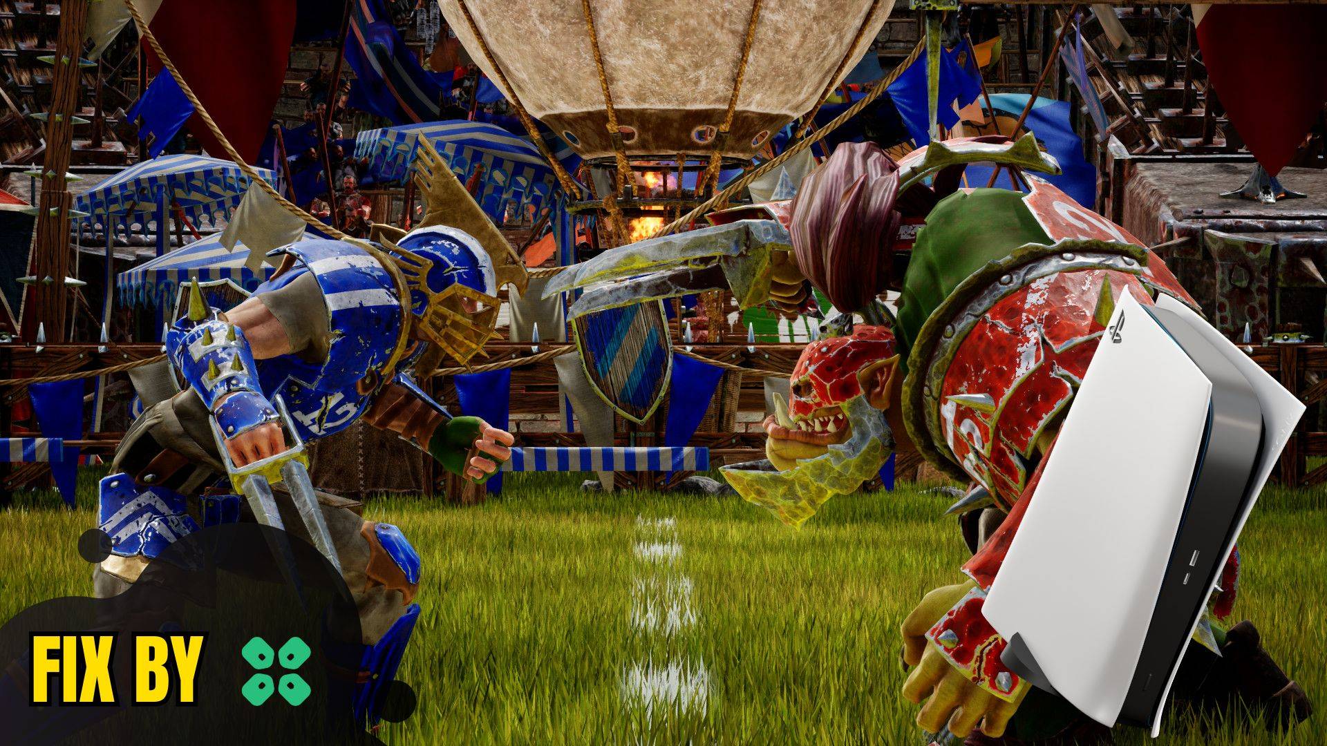 Artwork of Blood Bowl III and its fix of lagging by TCG
