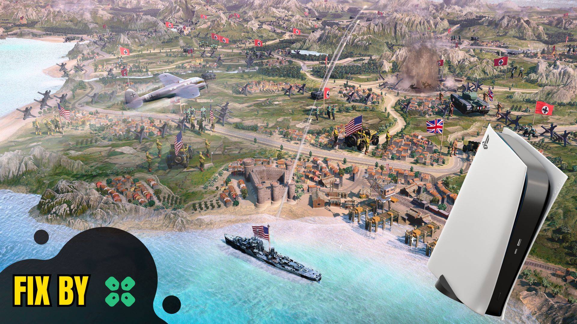 Artwork of Company of Heroes 3 and its fix of lagging by TCG