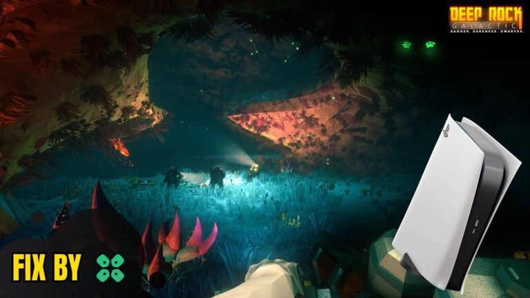 Artwork of Deep Rock Galactic and its fix of lagging by TCG