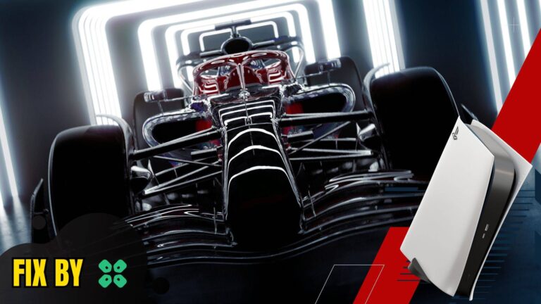 Artwork of F1 22 and its fix of lagging by TCG
