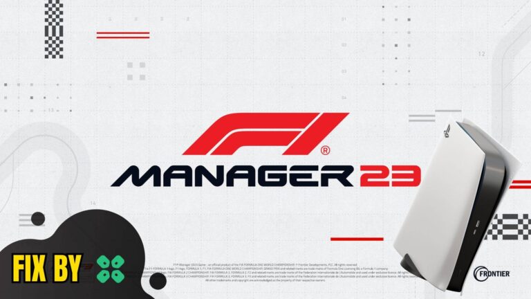 Artwork of F1 Manager 2023 and its fix of crashing by TCG