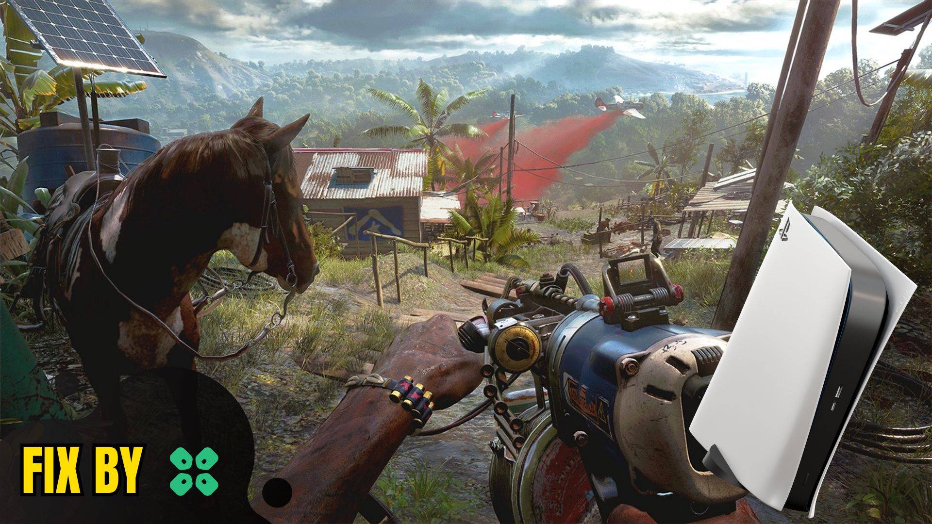 Artwork of Far Cry 6 and its fix of lagging by TCG