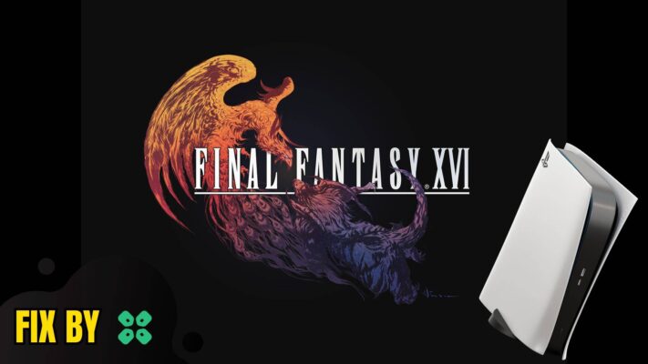 Artwork of Final Fantasy XVI and its fix of error 100096-6 by TCG