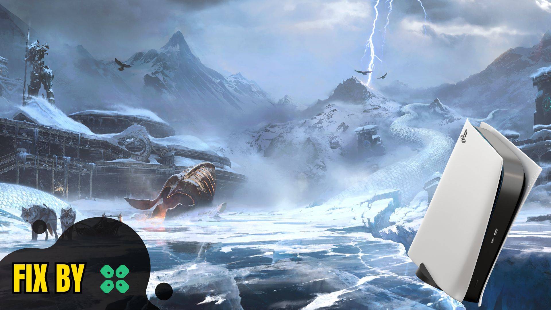 Artwork of God of War Ragnarök and its fix of crashing by TCG