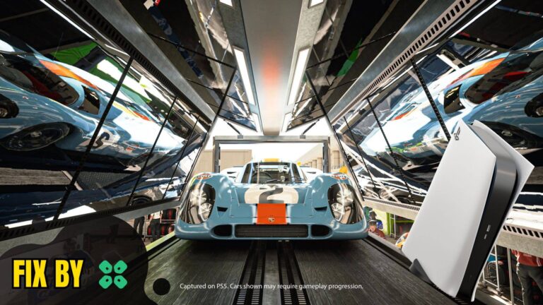 Artwork of Gran Turismo 7 and its fix of lagging by TCG