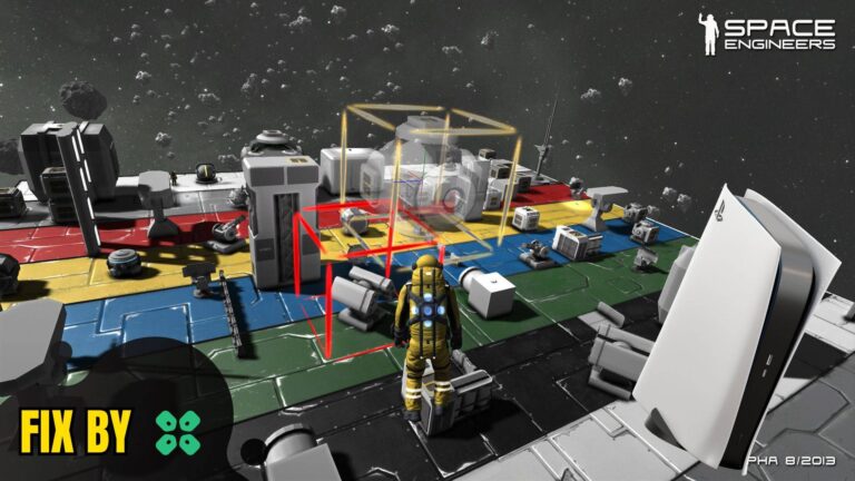 Artwork of Space Engineers and its fix of lagging by TCG