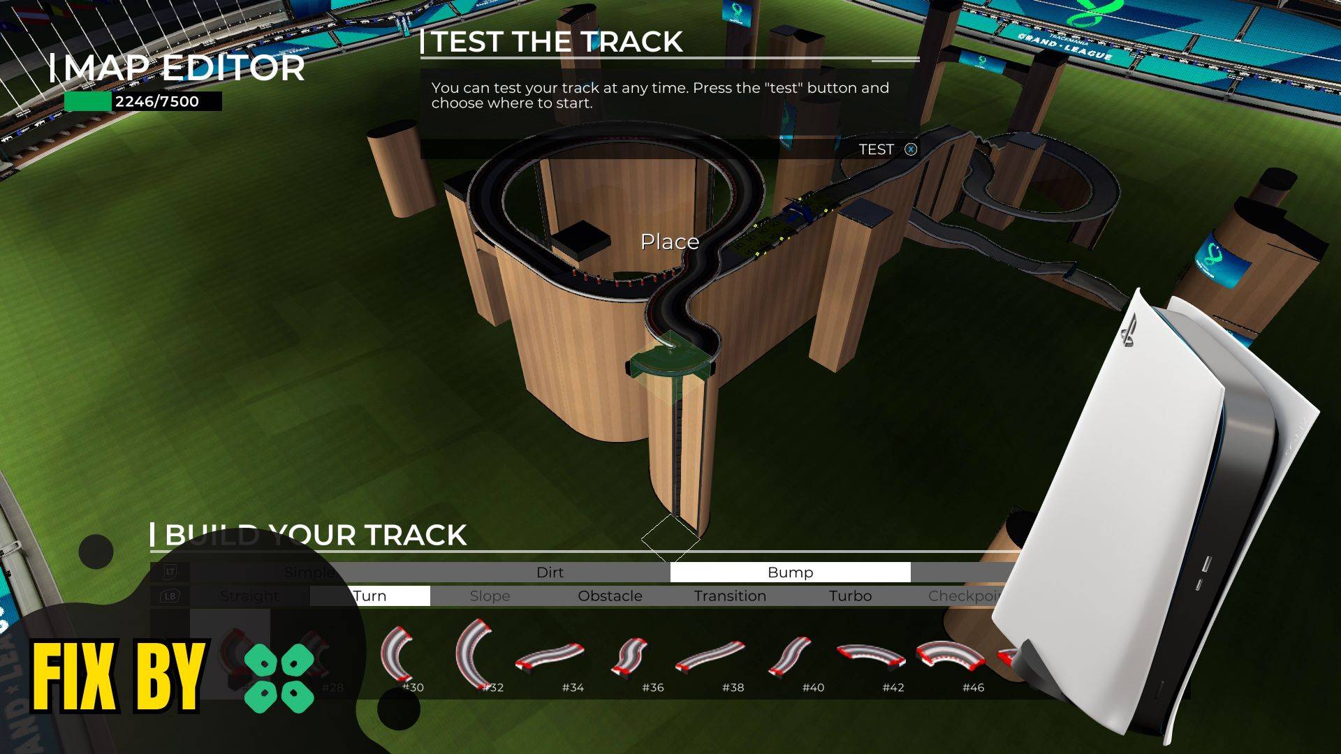 Artwork of Trackmania and its fix of Network issues by TCG