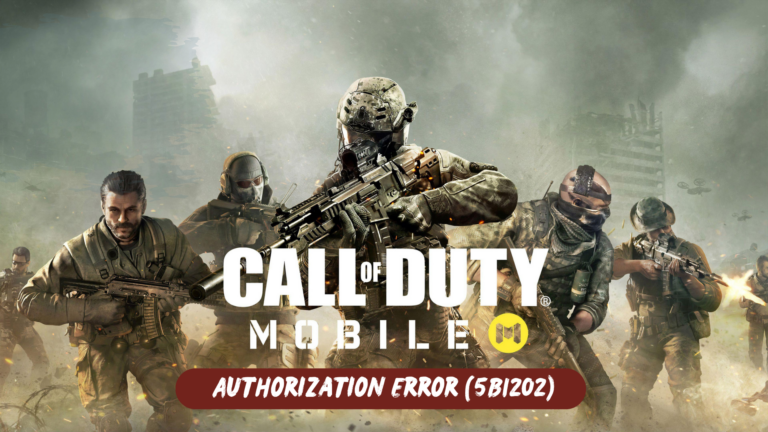 Authorization Error 5B1202 on COD mobile