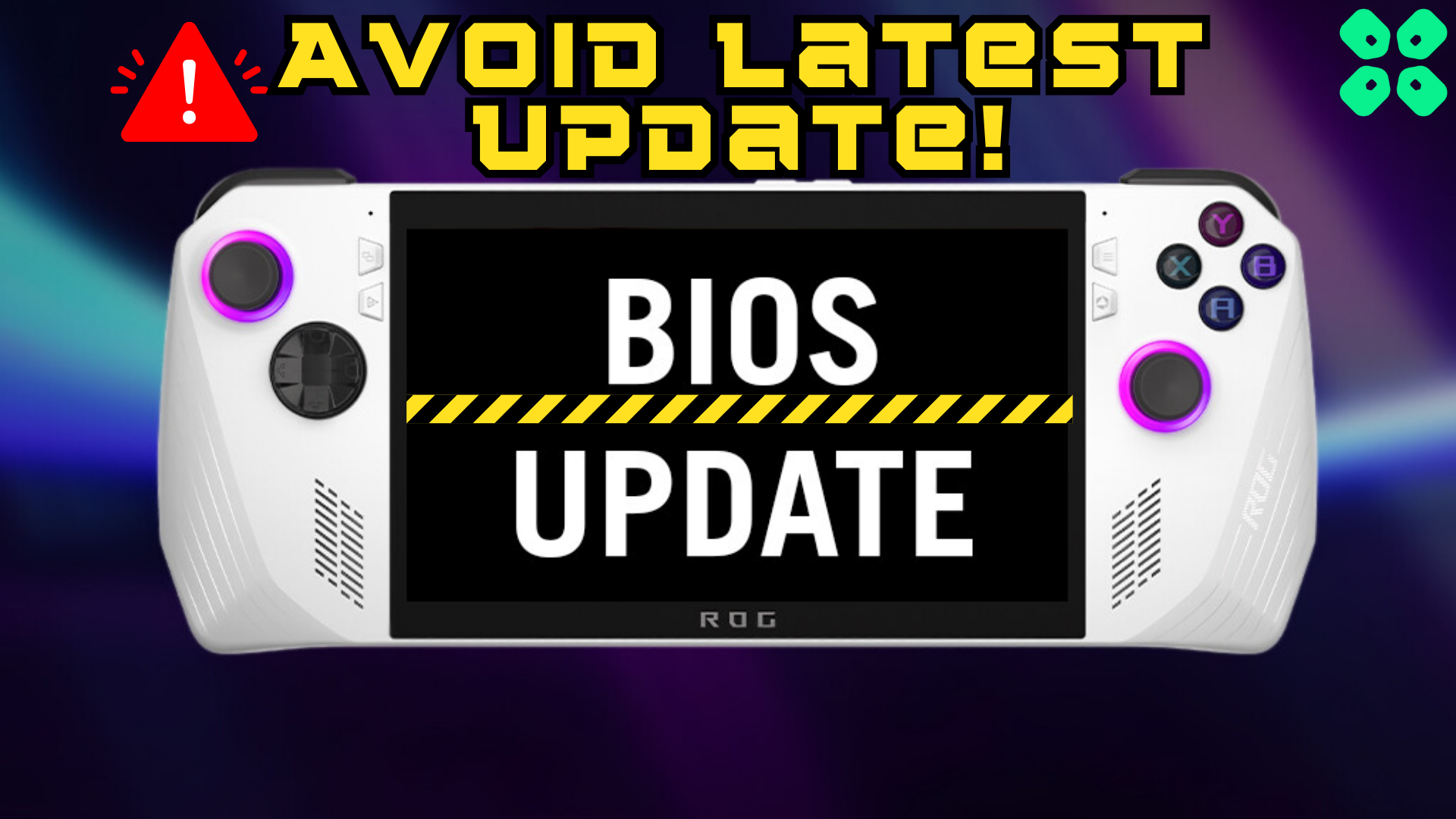 Avoid Latest ROG Ally BIOS Update!