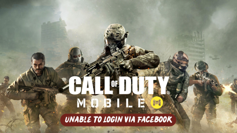Call of Duty mobile unable to login Via Facebook