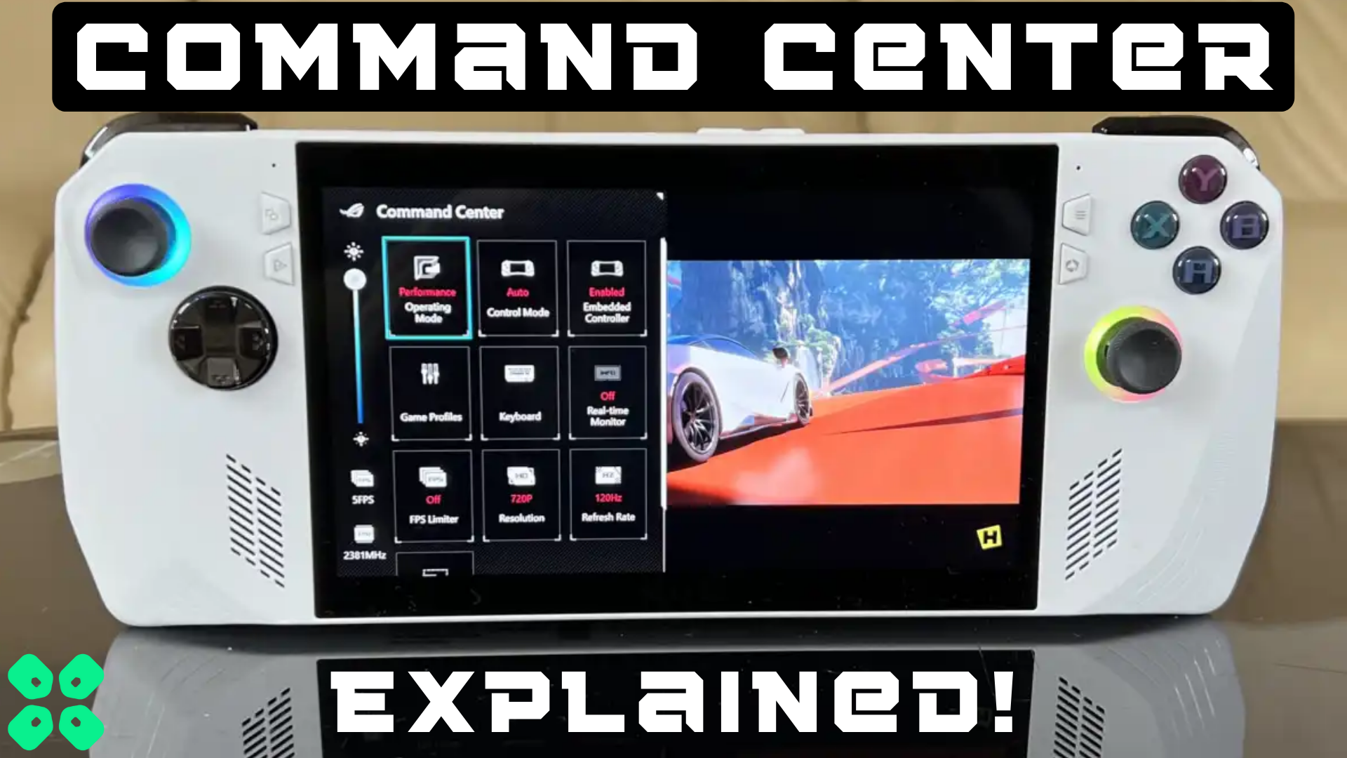 Asus ROG Ally Command Center Explained