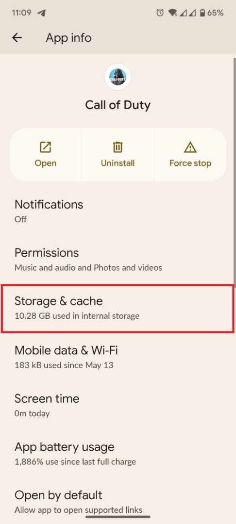 Storage and Cache on android 2