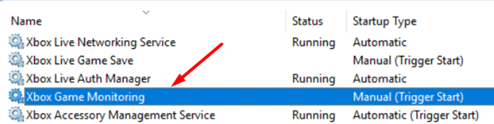 Starting Xbox Monitoring Service