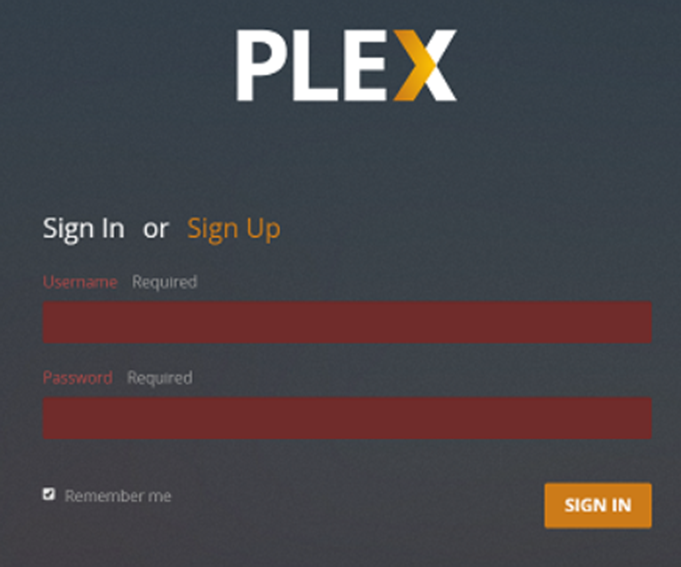Signing in to Plex on Asus ROG Ally