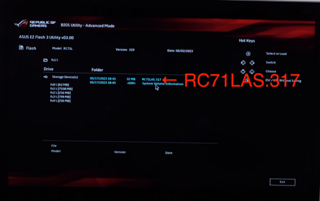 How to Downgrade BIOS on Asus ROG Ally? From 319 to 317 – TCG
