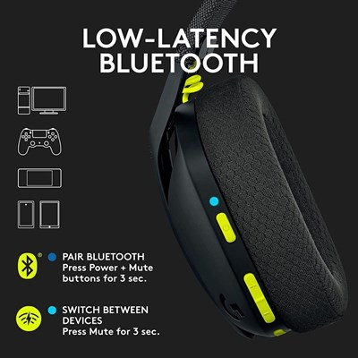 Logitech G435 LIGHTSPEED & Bluetooth Wireless Gaming Headset