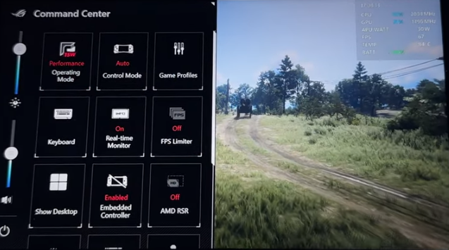 Red Dead Redemption 2 on the ROG Ally: performance guide & best settings
