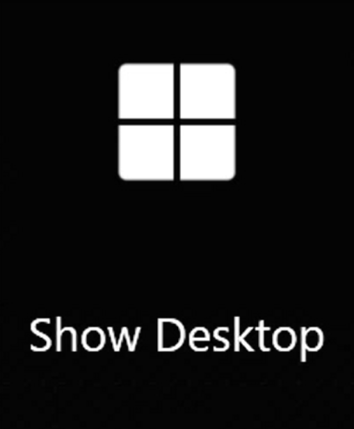 Show Desktop option of Asus ROG Ally