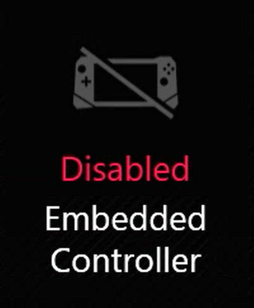 Embedded Controller ROG Ally