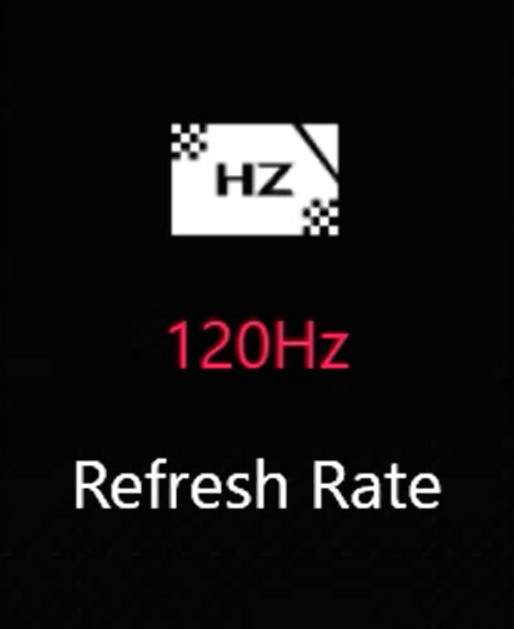 Refresh Rate Option ROG Ally