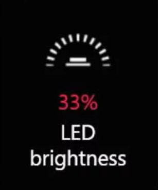 LED brightness level on ROG Ally