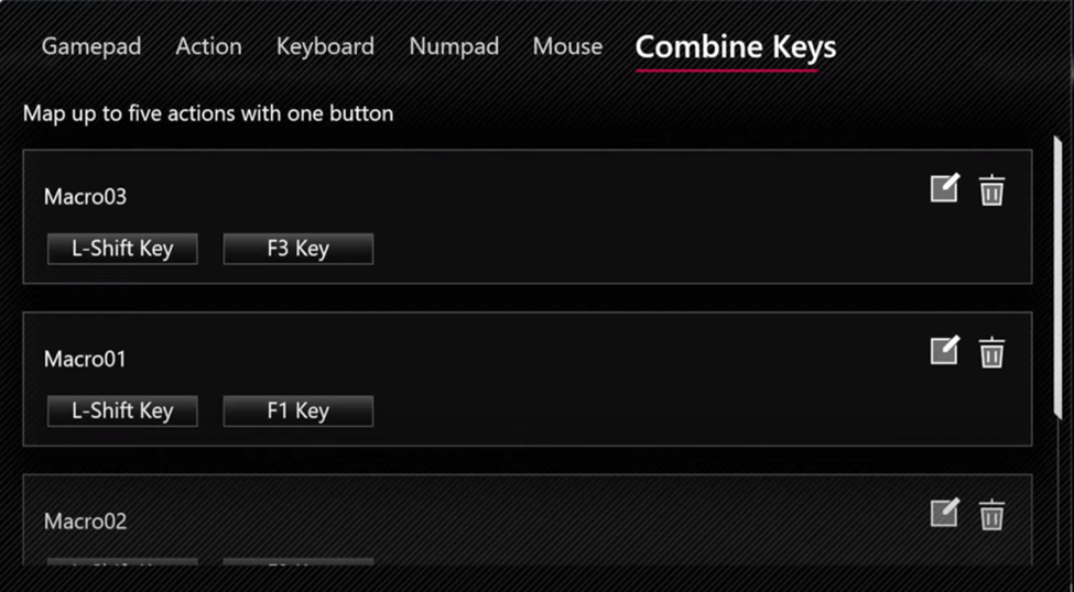 Assigning Key Combination to Asus ROG Ally Macro Keys