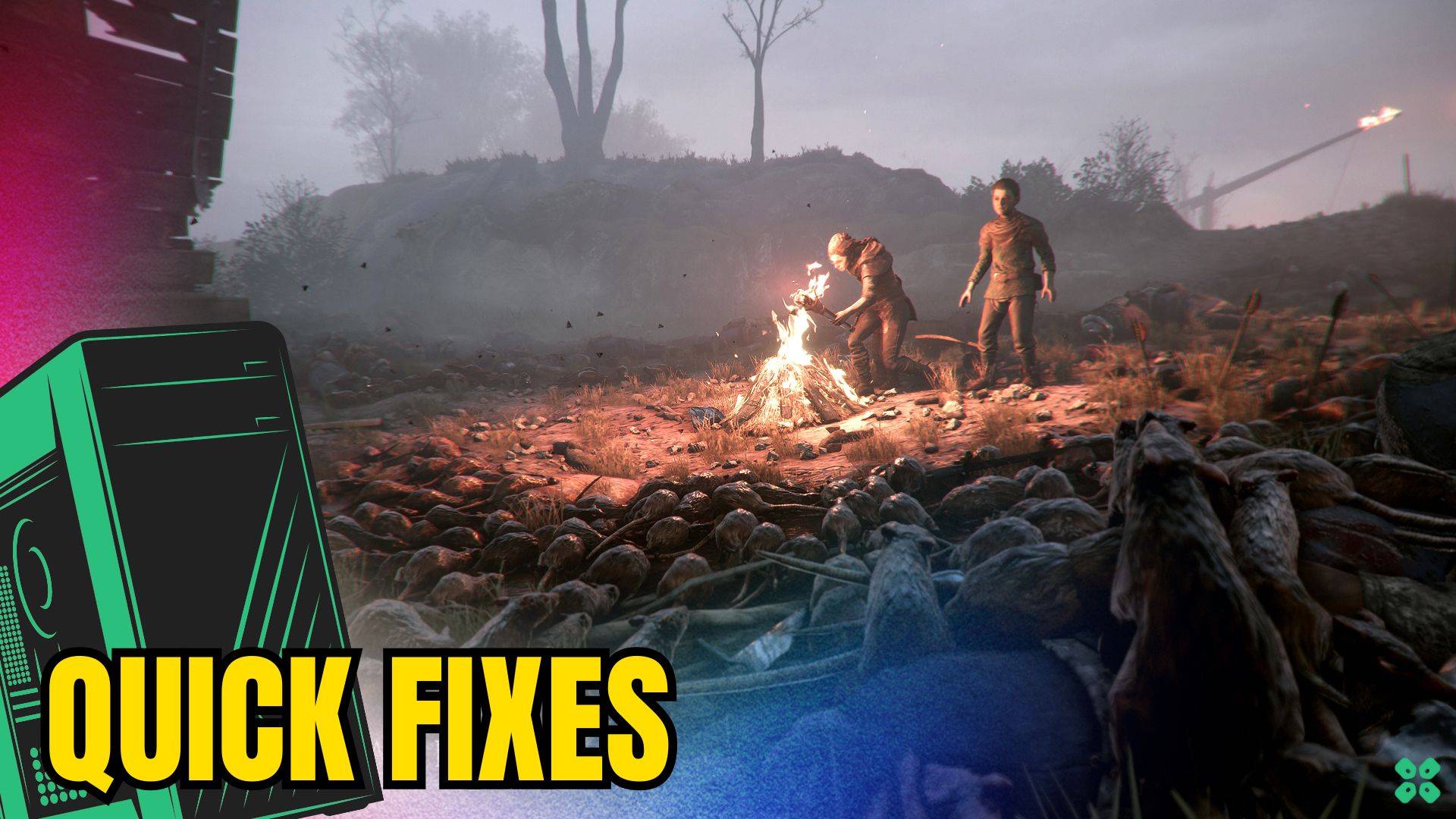 Artwork of A Plague Tale Innocence and its fix of crashing by TCG