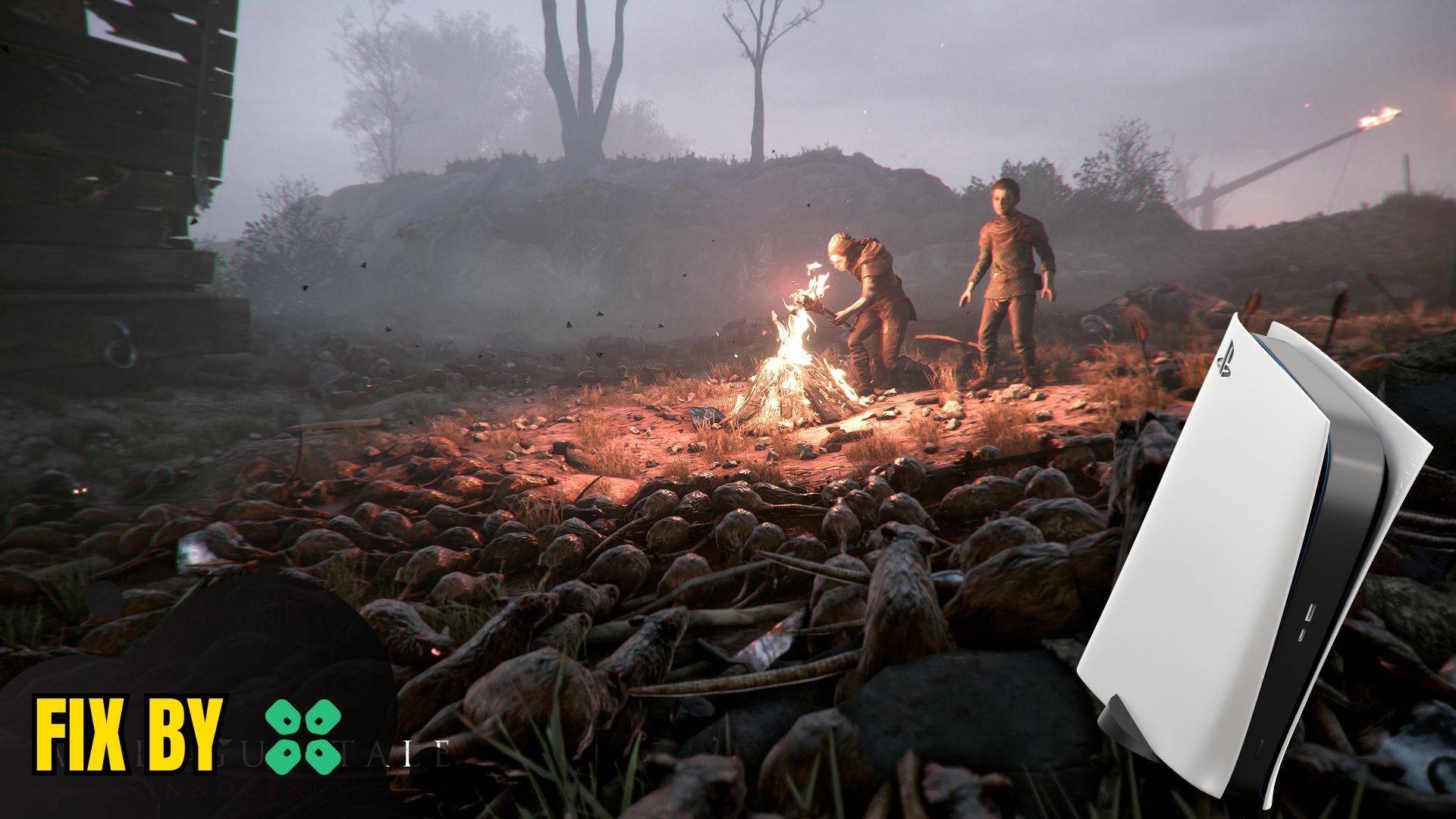 Artwork of A Plague Tale Innocence and its fix of crashing by TCG