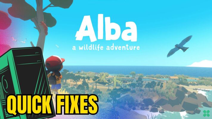 Artwork of Alba A Wildlife Adventure and its fix of lagging by TCG