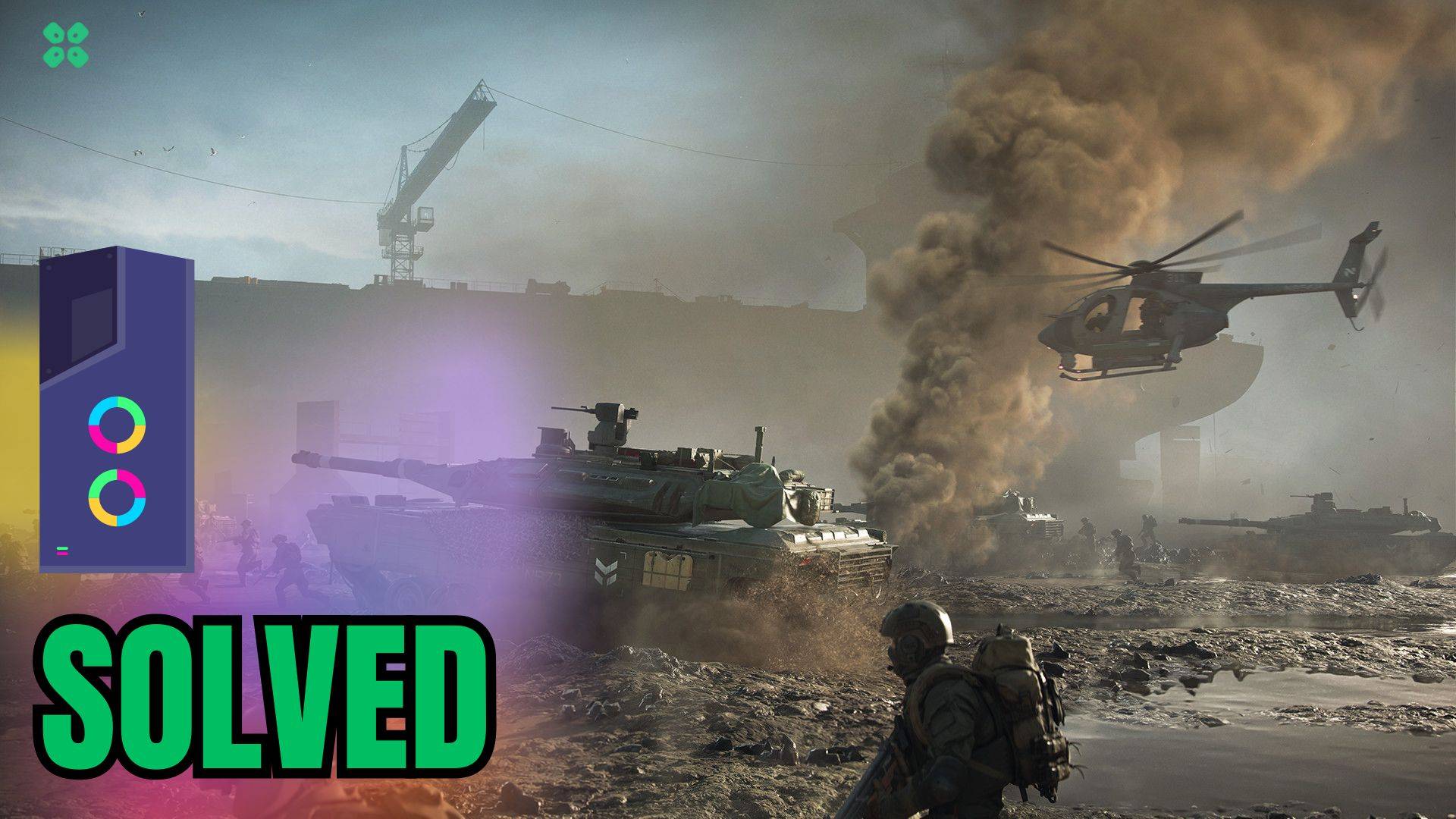 Artwork of Battlefield 2042 and its fix of crashing by TCG