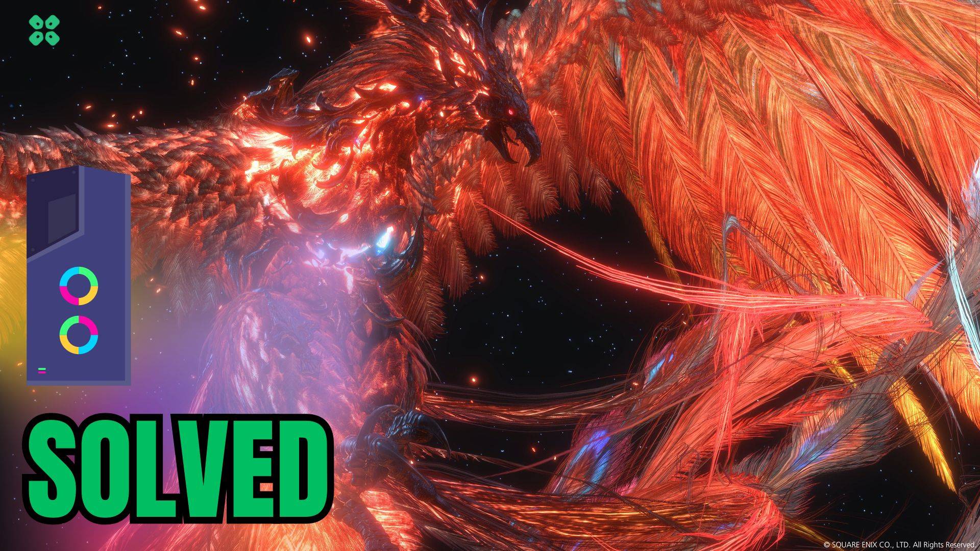 Artwork of Final Fantasy XVI and its fix of crashing by TCG