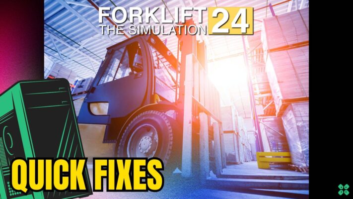 Artwork of Forklift 2024 The Simulation and its fix of crashing by TCG
