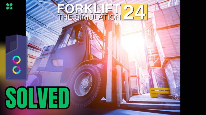 Artwork of Forklift 2024 The Simulation and its fix of lagging by TCG
