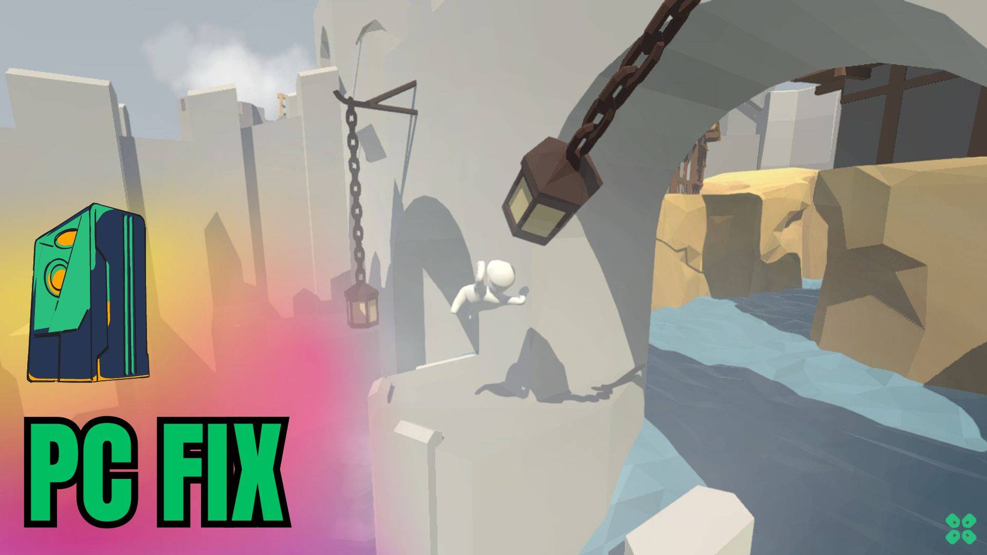 Artwork of Human Fall Flat and its fix of crashing by TCG