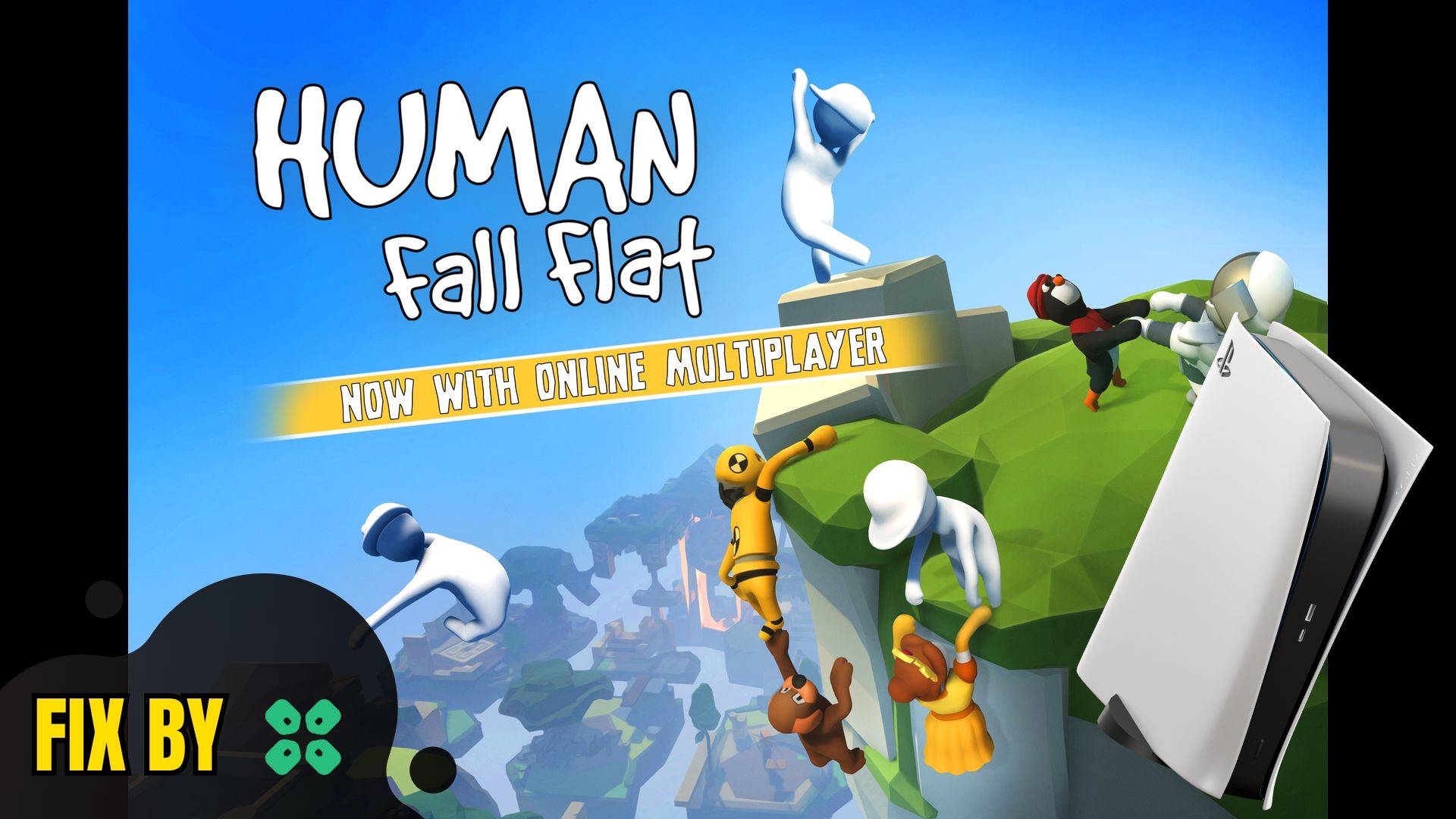 Artwork of Human Fall Flat and its fix of crashing by TCG