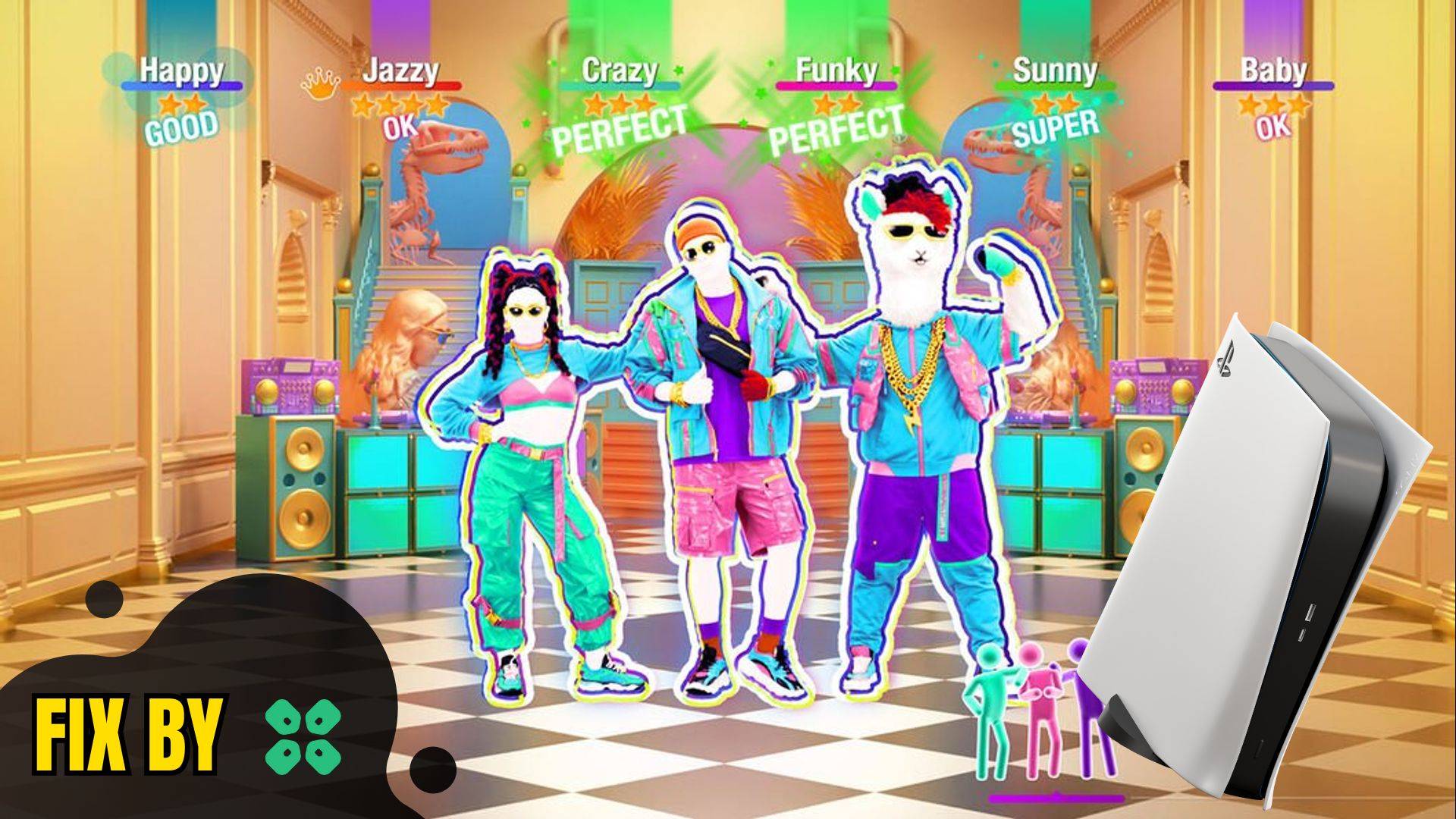 Artwork of Just Dance 2022 and its fix of lagging by TCG