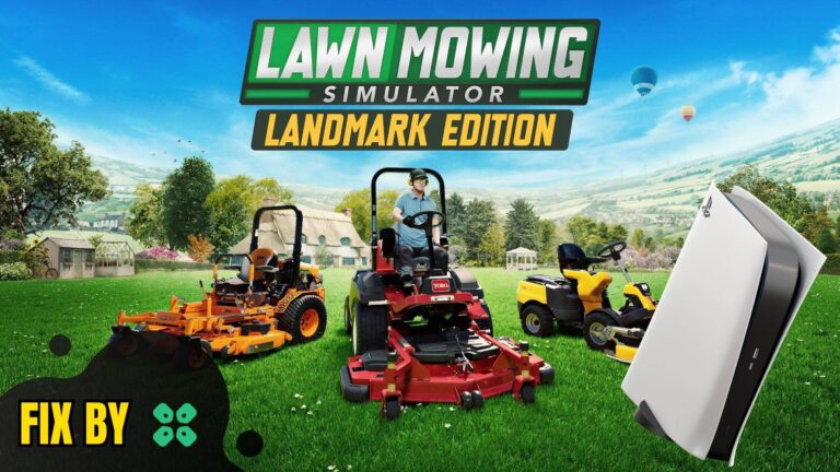 Artwork of Lawn Mowing Simulator Landmark Edition and its fix of crashing by TCG