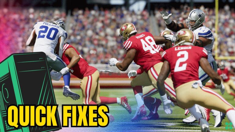 Artwork of Madden NFL 24 and its fix of lagging by TCG