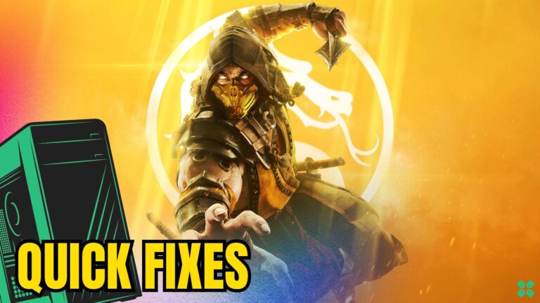 Artwork of Mortal Kombat 11 and its fix of crashing by TCG