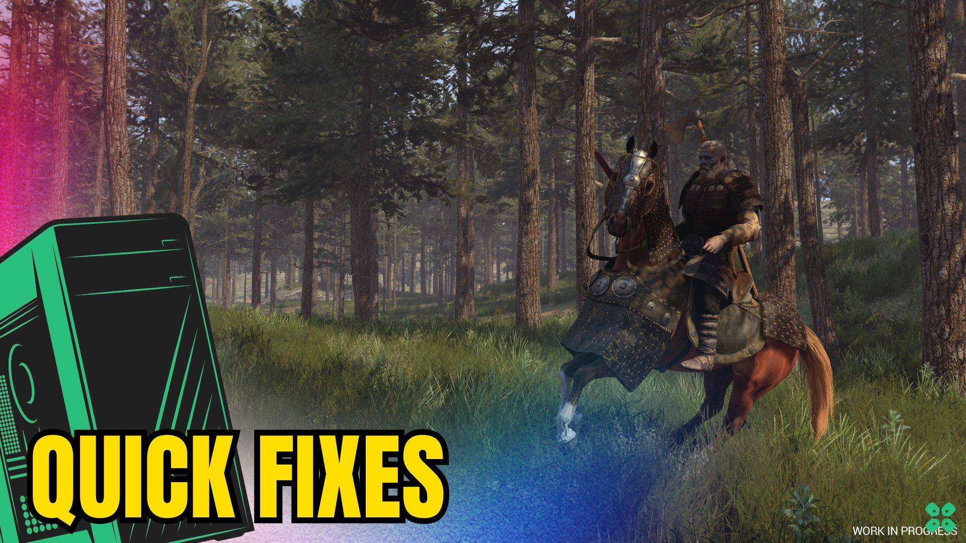 Artwork of Mount & Blade II Bannerlord and its fix of lagging by TCG