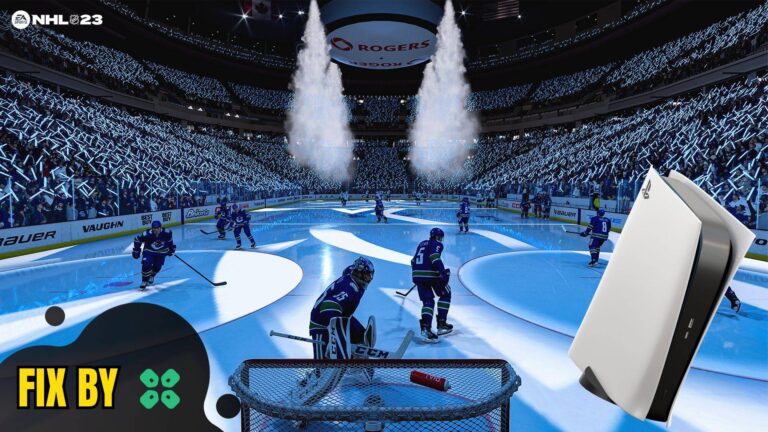 Artwork of NHL 23 and its fix of lagging by TCG