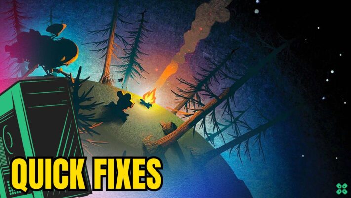 Artwork of Outer Wilds and its fix of crashing by TCG