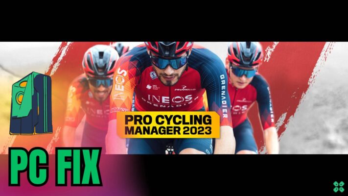 Artwork of Pro Cycling Manager 2023 and its fix of crashing by TCG