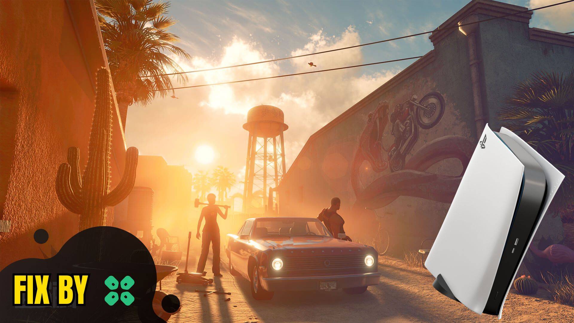 Artwork of Saints Row and its fix of crashing by TCG