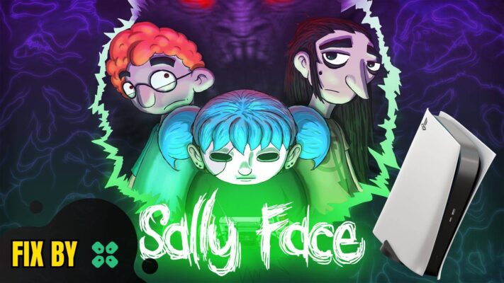 Artwork of Sally Face and its fix of crashing by TCG