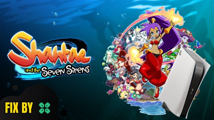 Artwork of Shantae and the Seven Sirens and its fix of crashing by TCG