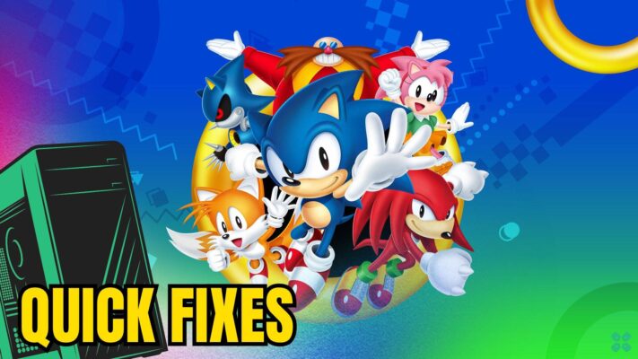 Artwork of Sonic Origins and its fix of lagging by TCG