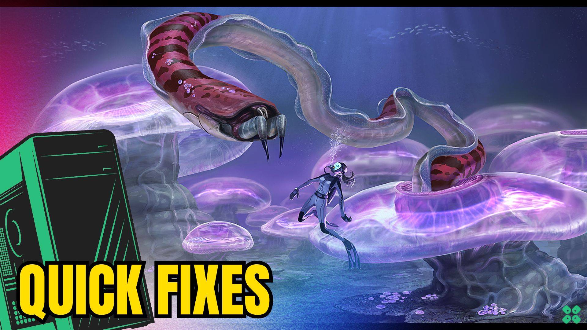 Artwork of Subnautica and its fix of crashing by TCG