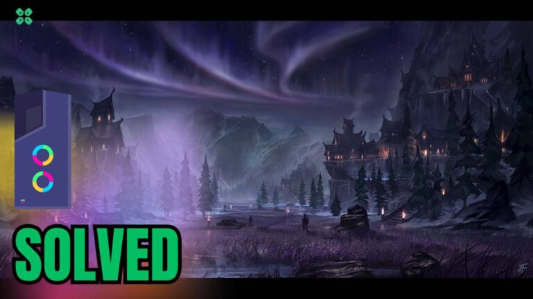 Artwork of The Elder Scrolls Online and its fix of crashing by TCG