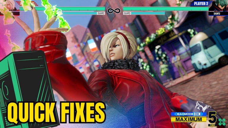 Artwork of The King of Fighters XV and its fix of lagging by TCG